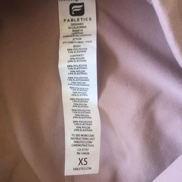 Capri XS light pink tights - Picture 2 of 3